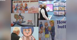 Amul's advertisments featuring PM Modi, BJP, and government initiatives enthral PM